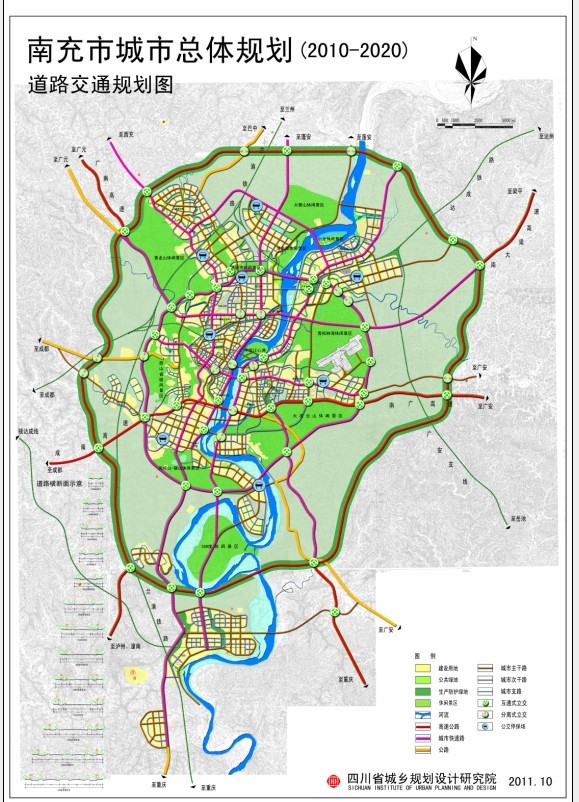 南充北部新城规划图图片